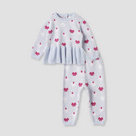 Juniors Printed Long Sleeves Sweater and Pants Set-undefined-image-1