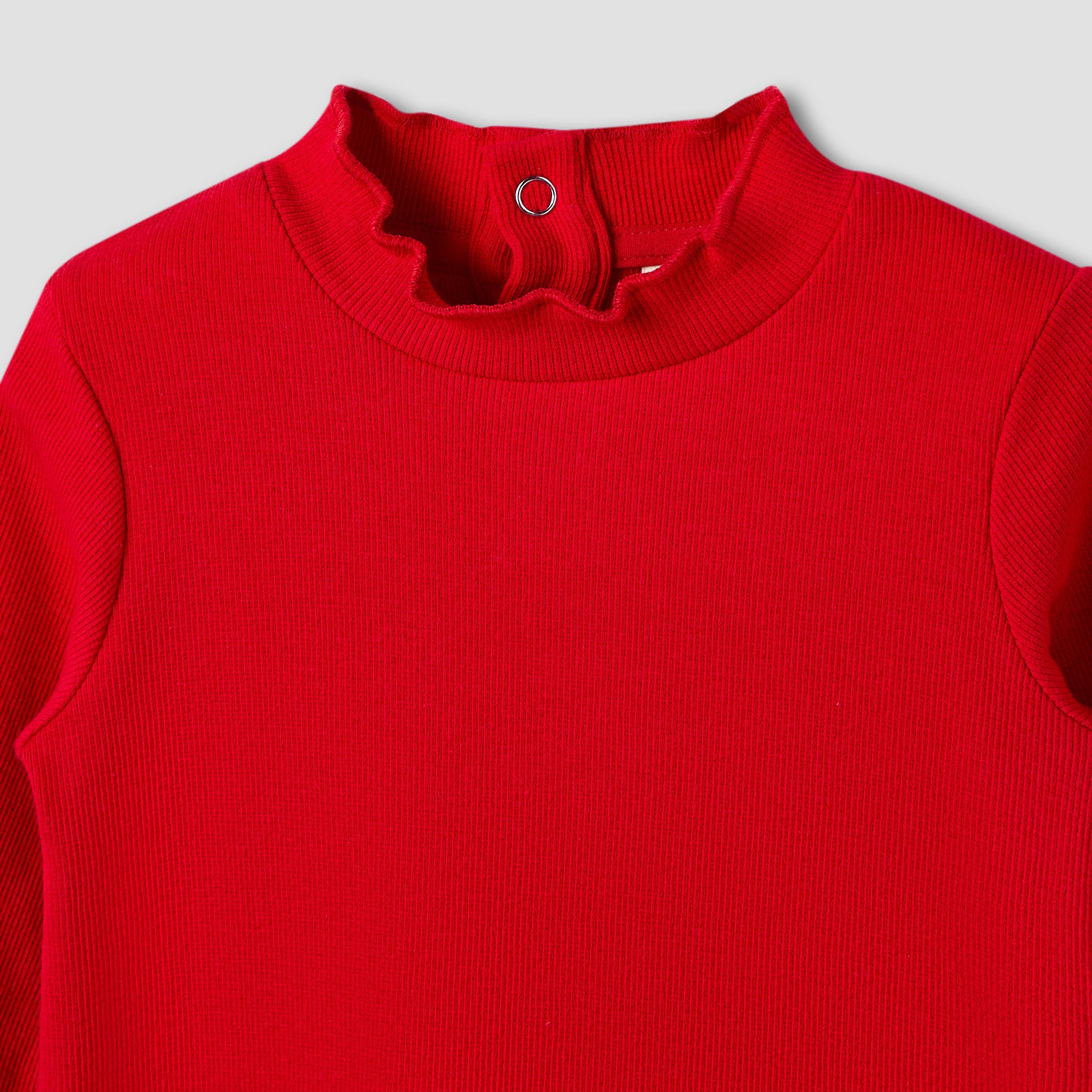 Juniors Girls T-shirt with Hoodies and Joggers - Polyamide Blend - Long Sleeves and Hood