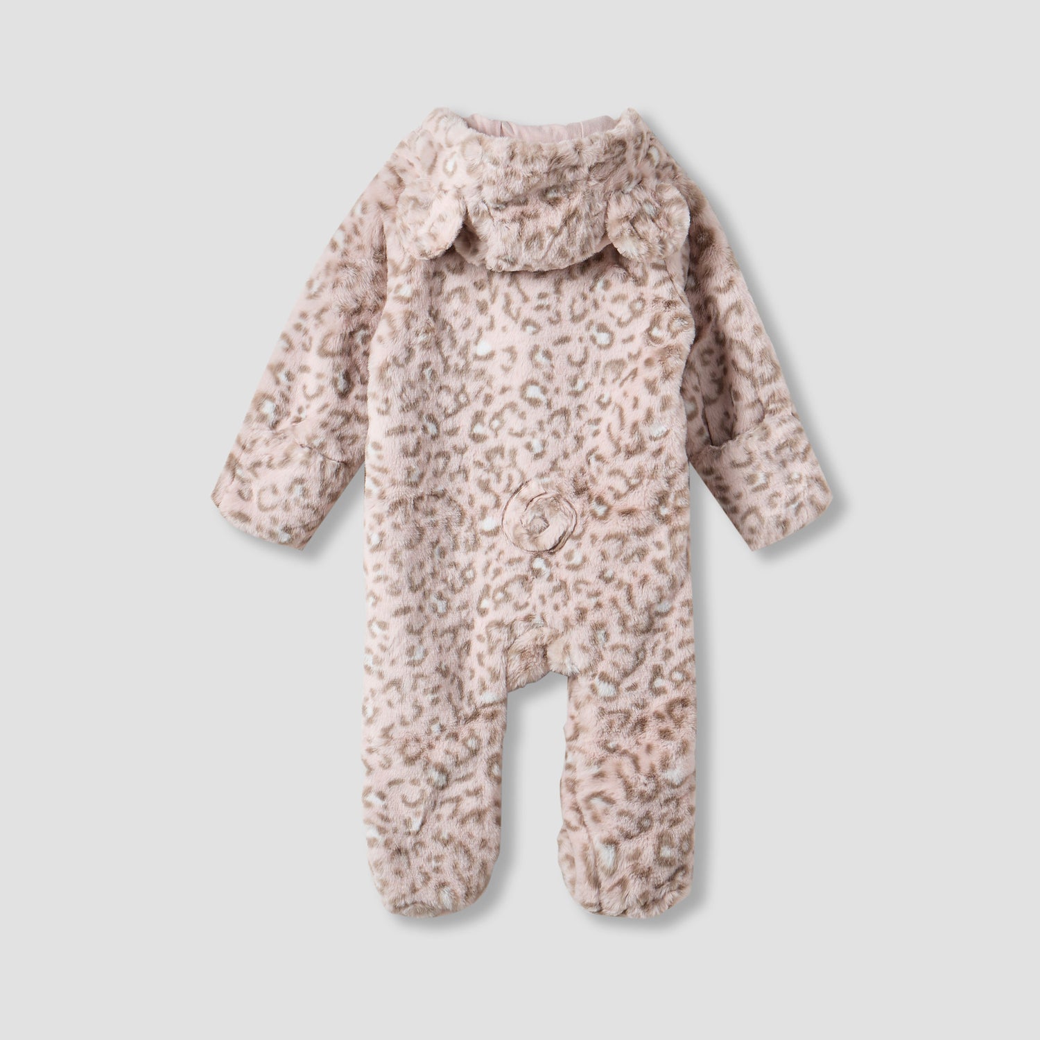 Juniors Hooded Sleepsuit with Print - Polyester - Long Sleeves