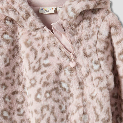 Juniors Hooded Sleepsuit with Print - Polyester - Long Sleeves