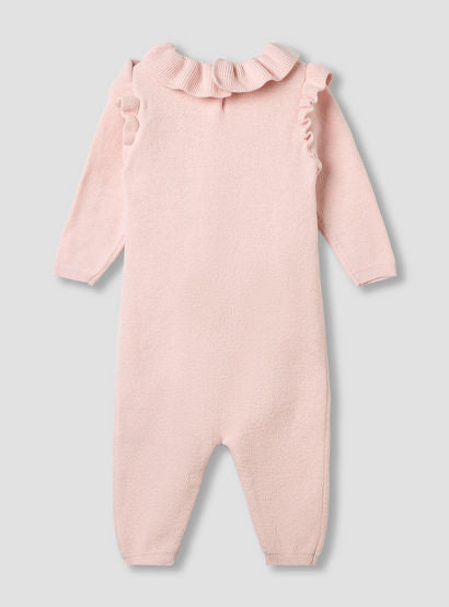 Juniors Bow Accent Sleepsuit with Collar-baby-girls-clothing-rompers-image-2