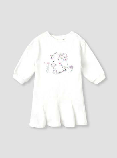 Juniors Bunny Applique Pleated Dress with Headband-baby-girls-clothing-dressesandjumpsuits-image-2