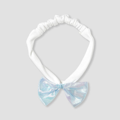 Juniors Bunny Applique Pleated Dress with Headband