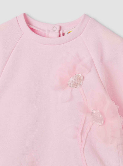 Juniors Floral Accent Sweat Dress and Hairband Set-baby-girls-clothing-dressesandjumpsuits-image-4