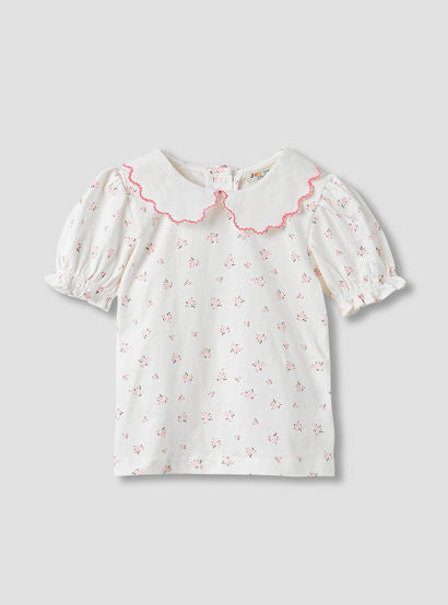Juniors Cat Embroidered Pinafore and Collared Top Set-baby-girls-clothing-setsandcoords-image-2
