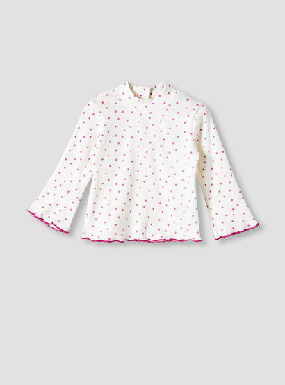 Juniors Girls T-shirt and Pinafore Set with Butterfly Applique - Cotton - Long Sleeves - Turtleneck-baby-girls-clothing-setsandcoords-image-3