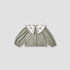 Giggles Embroidered Peter Pan Collar Shirt with Long Sleeves - Green / 12-18 mths