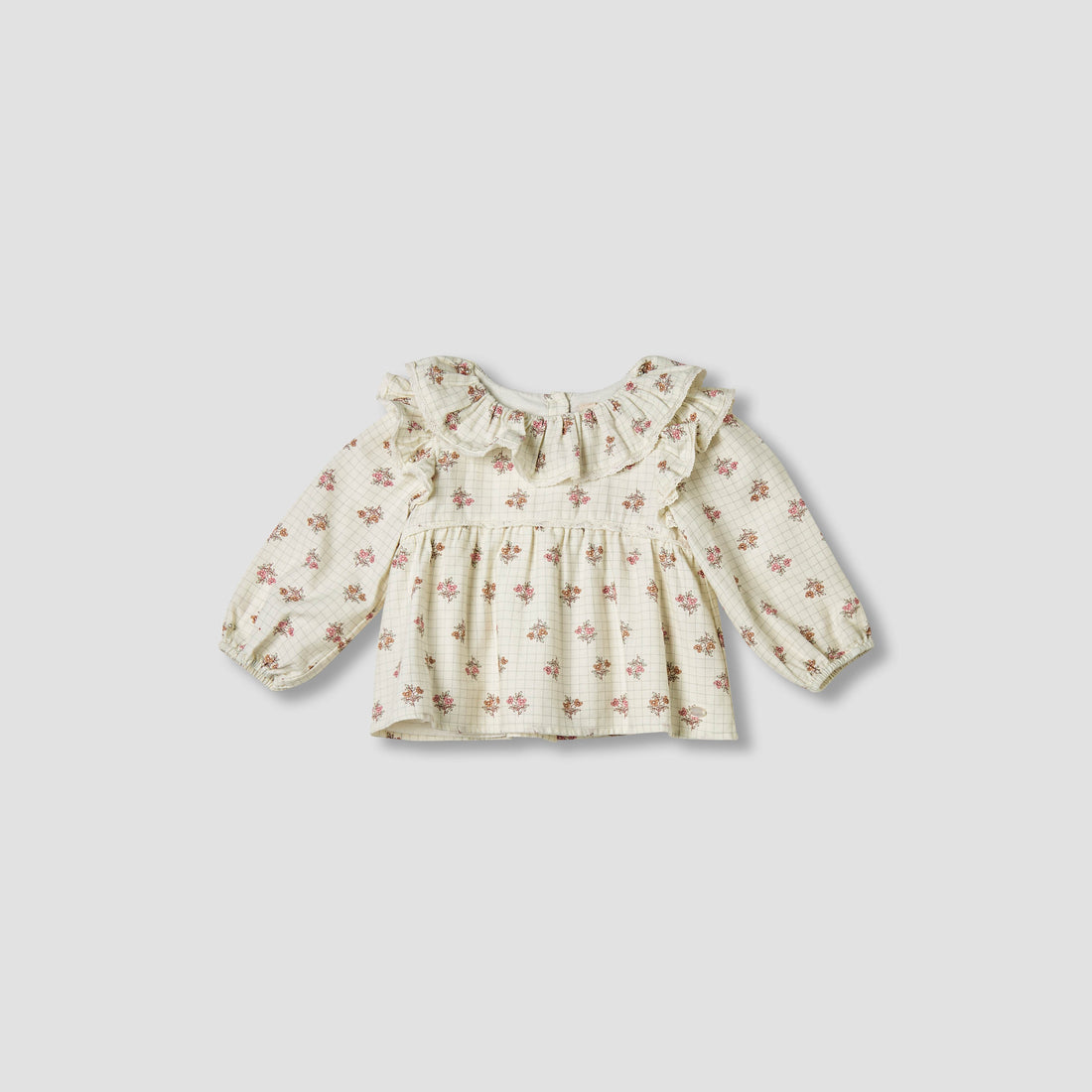Giggles Floral Print Top with Collar