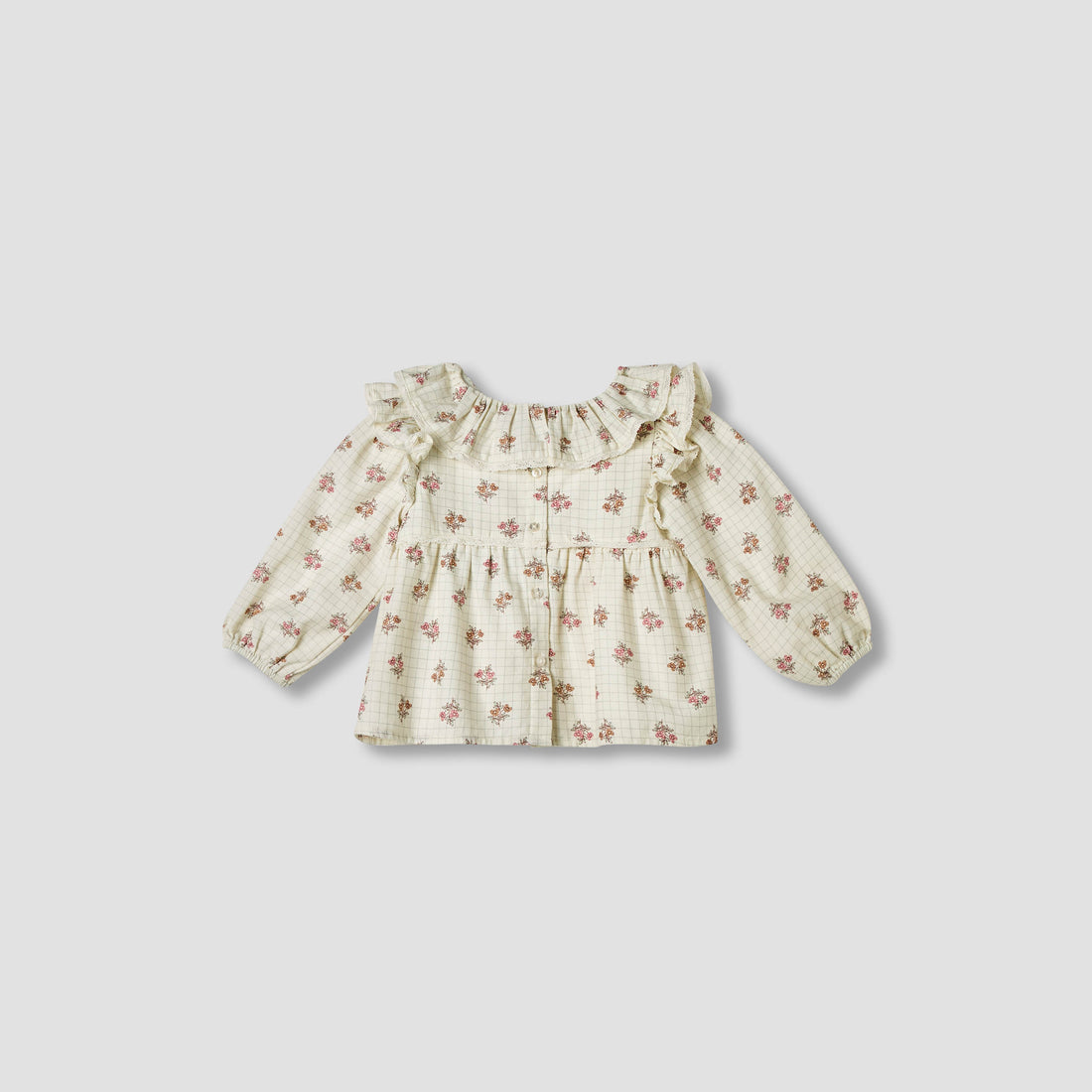Giggles Floral Print Top with Collar