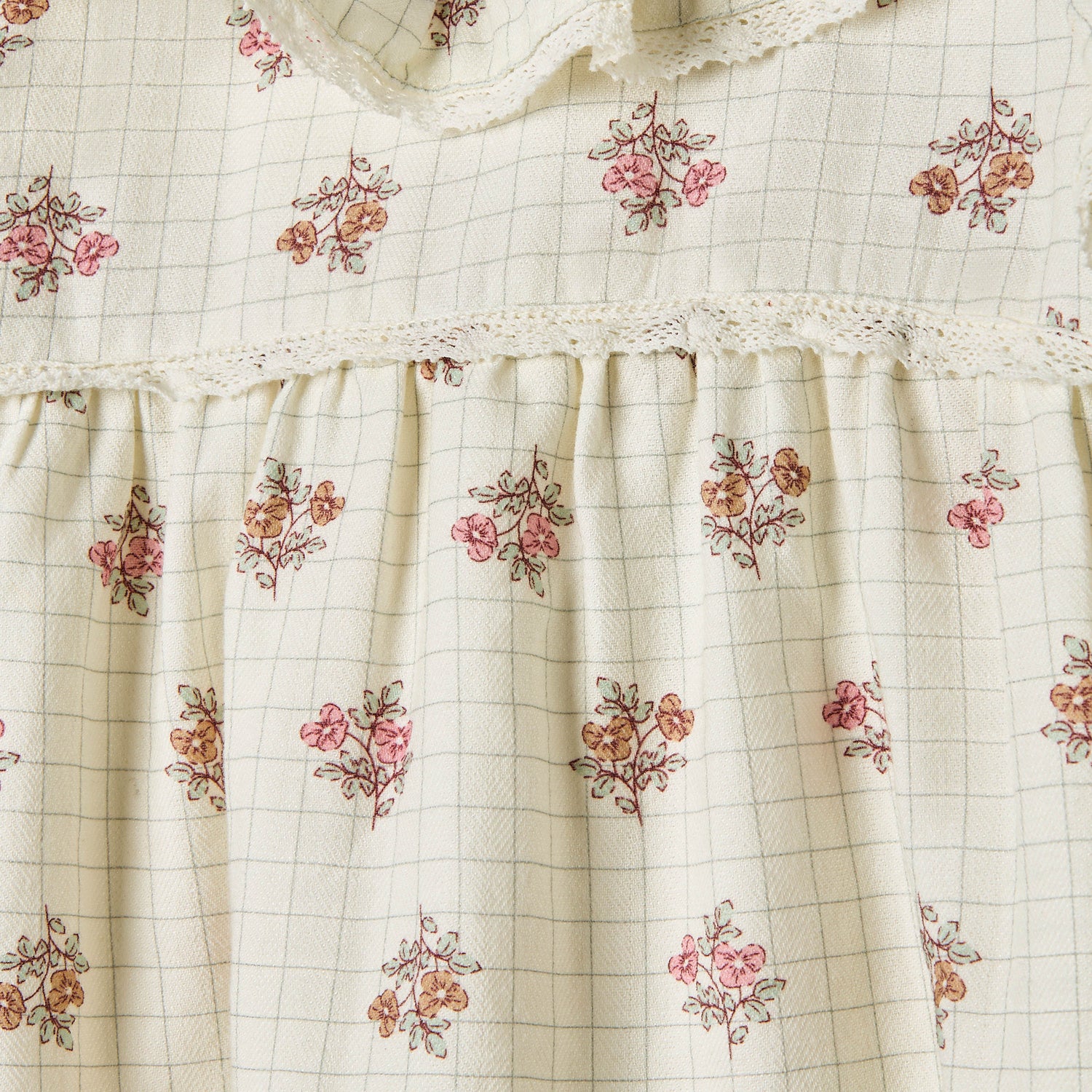 Giggles Floral Print Top with Collar