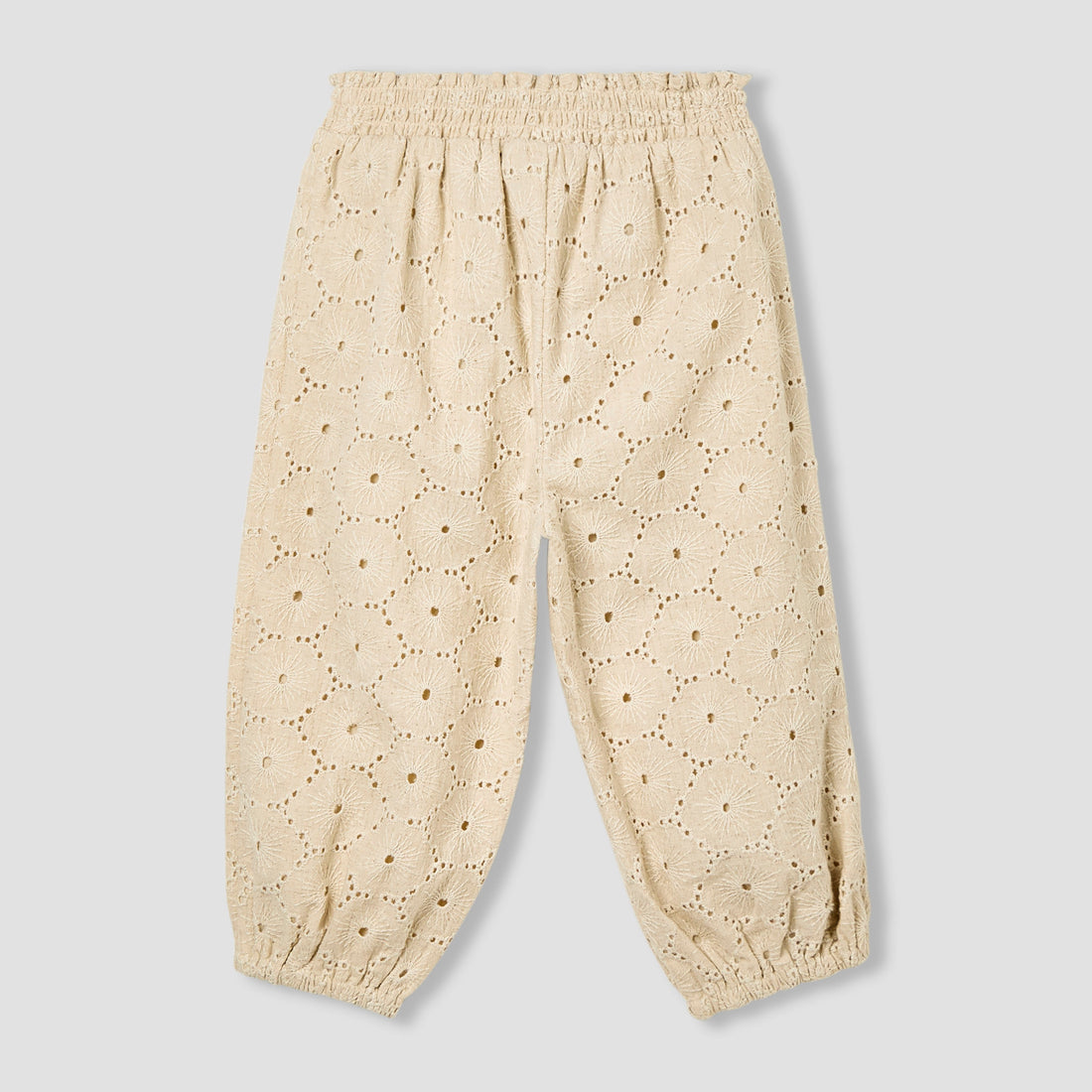 Giggles Schiffli Embroidered Pants with Elasticated Waistband