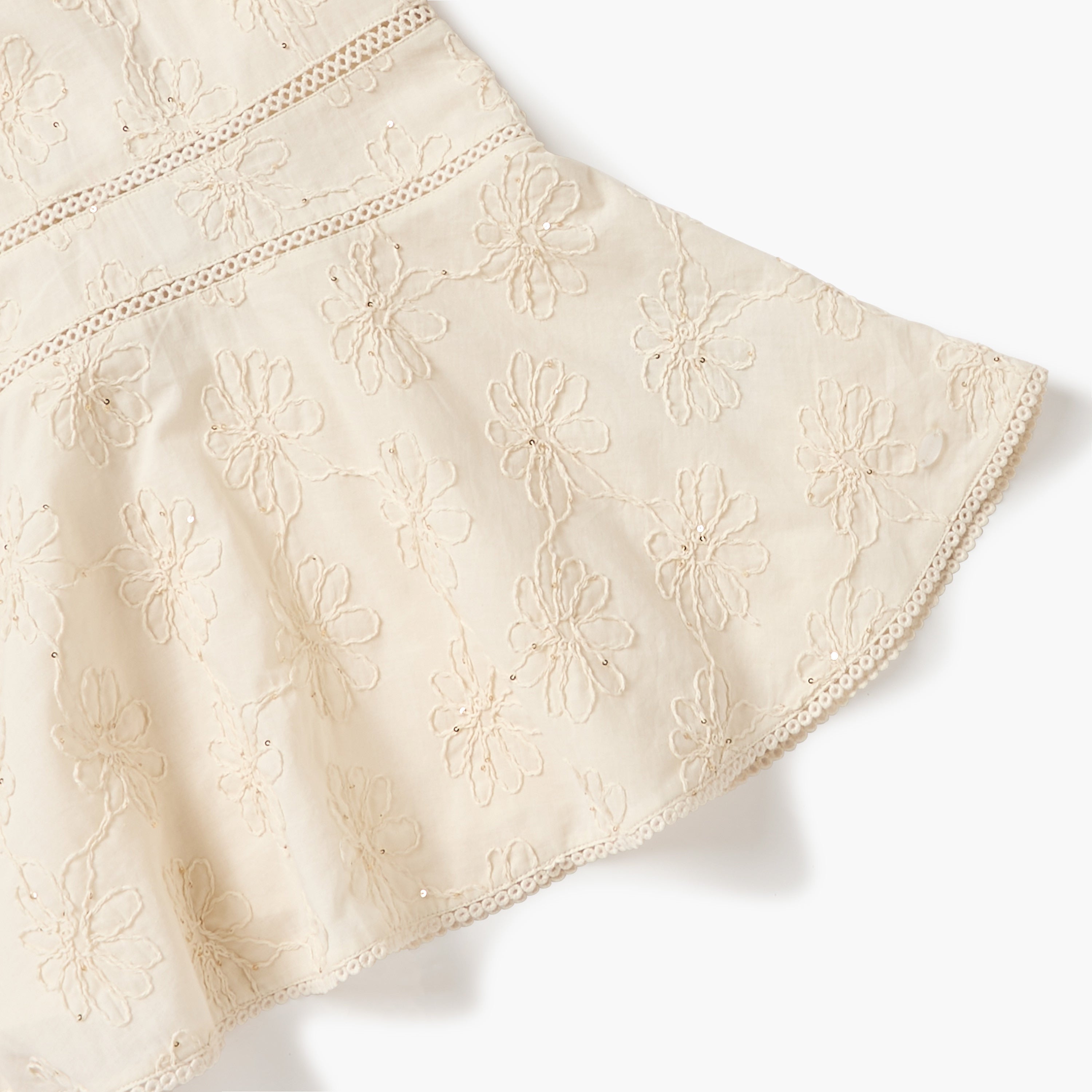 Giggles Embroidered Dress with Headband