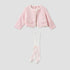 Giggles Textured Cardigan and Tights Set - Pink / 18-24 mths