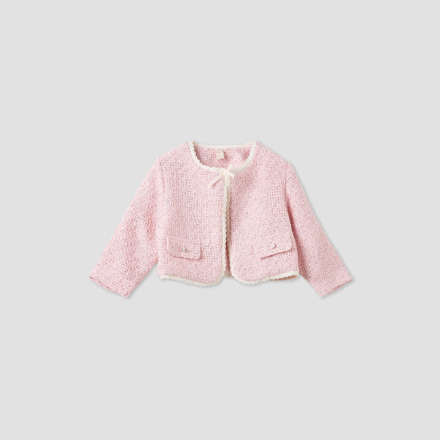 Giggles Textured Cardigan and Tights Set