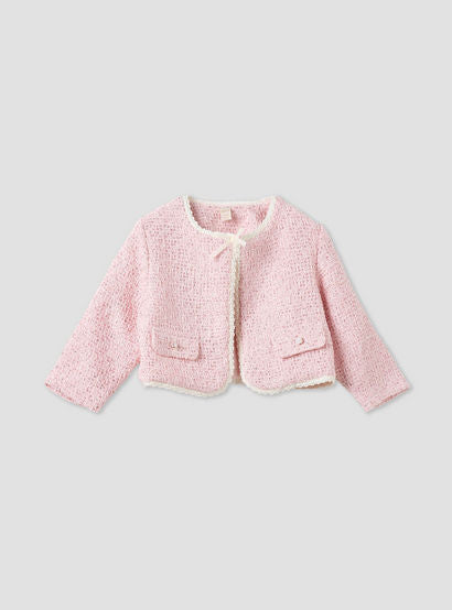Giggles Textured Cardigan and Tights Set-baby-girls-clothing-setsandcoords-image-2