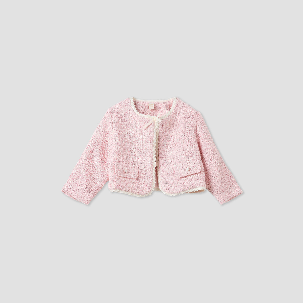 Giggles Textured Cardigan and Tights Set