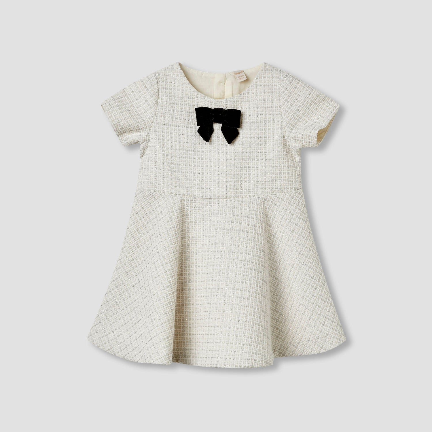 Giggles Textured Dress with Jacket and Stockings