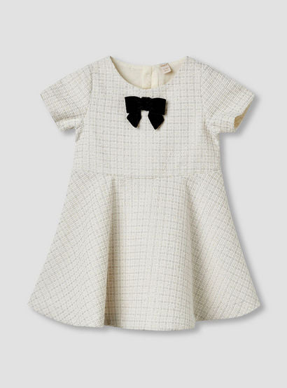 Giggles Textured Dress with Jacket and Stockings-baby-girls-clothing-winterwear-dresses-image-4