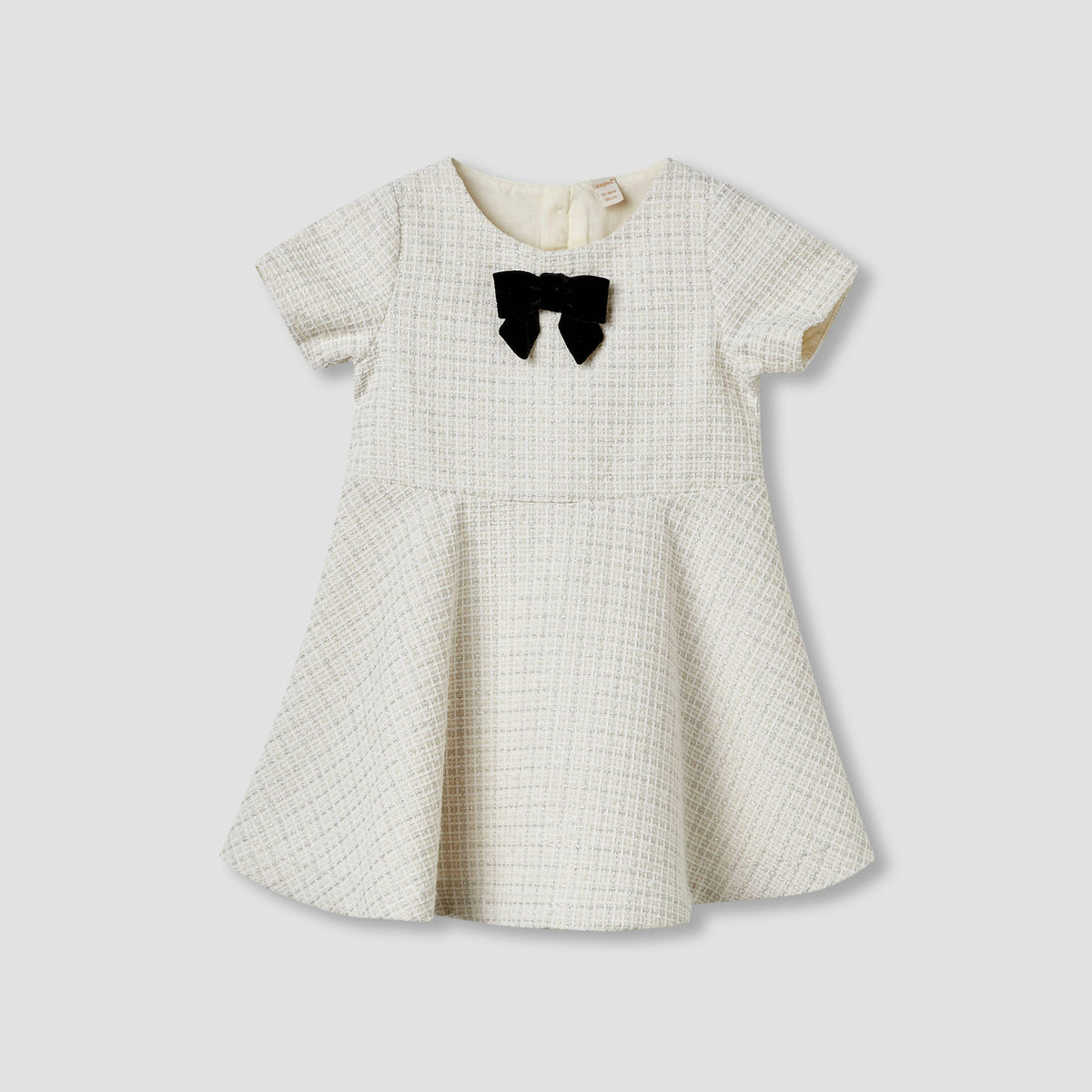 Giggles Textured Dress with Jacket and Stockings