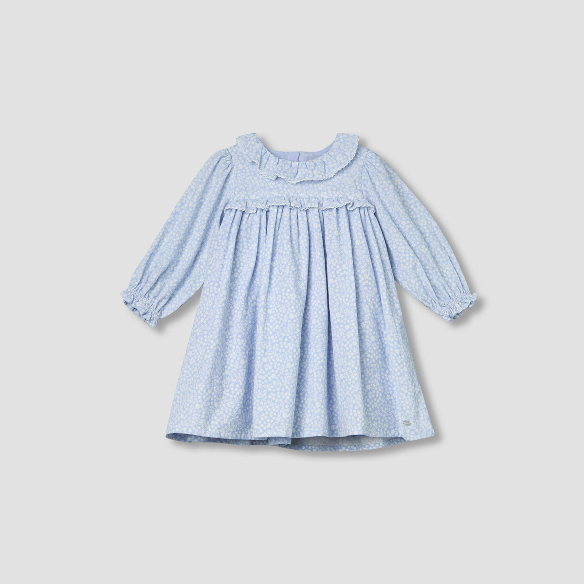 Giggles Round Neck Long Sleeves Dress with Cardigan and Tights