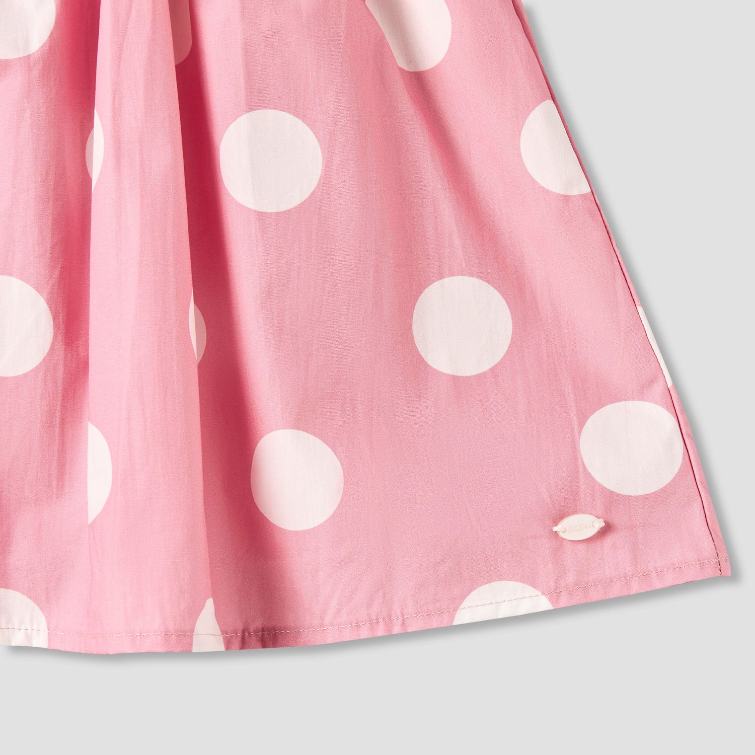 Giggles Peter Pan Collar Sleeveless A-line Dress with Polka Dot Print
