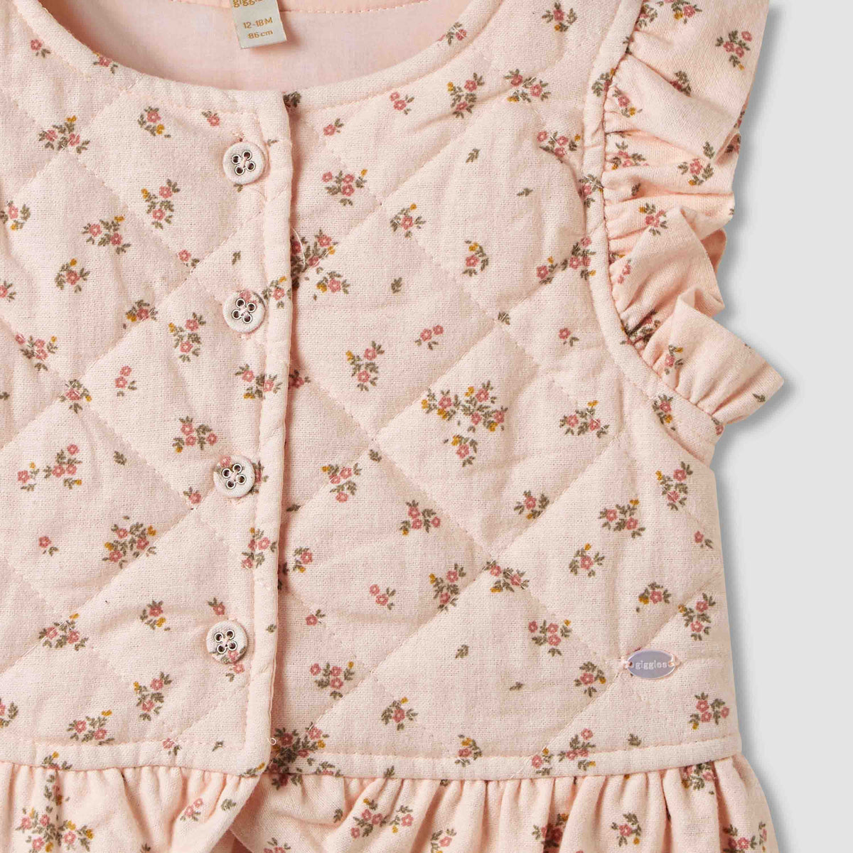 Giggles 4-Piece Floral Print Clothing Set