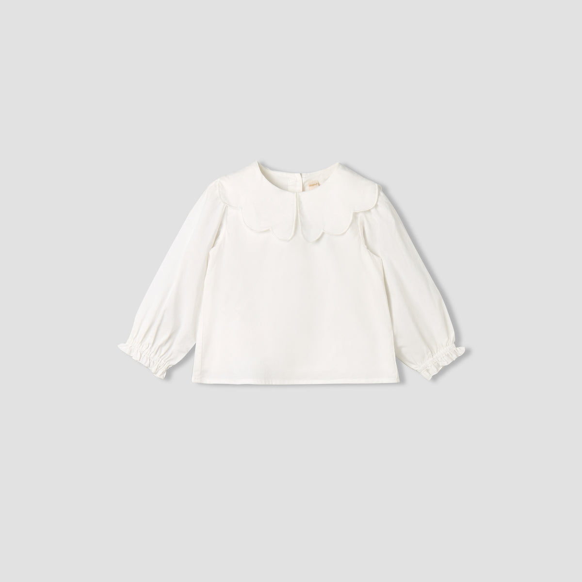Giggles Collared Long Sleeves Top and Pinafore Dress with Tights