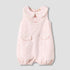 Giggles Peter Pan Collar Sleeveless Romper with Lace Detail - Pink / 12-18 mths