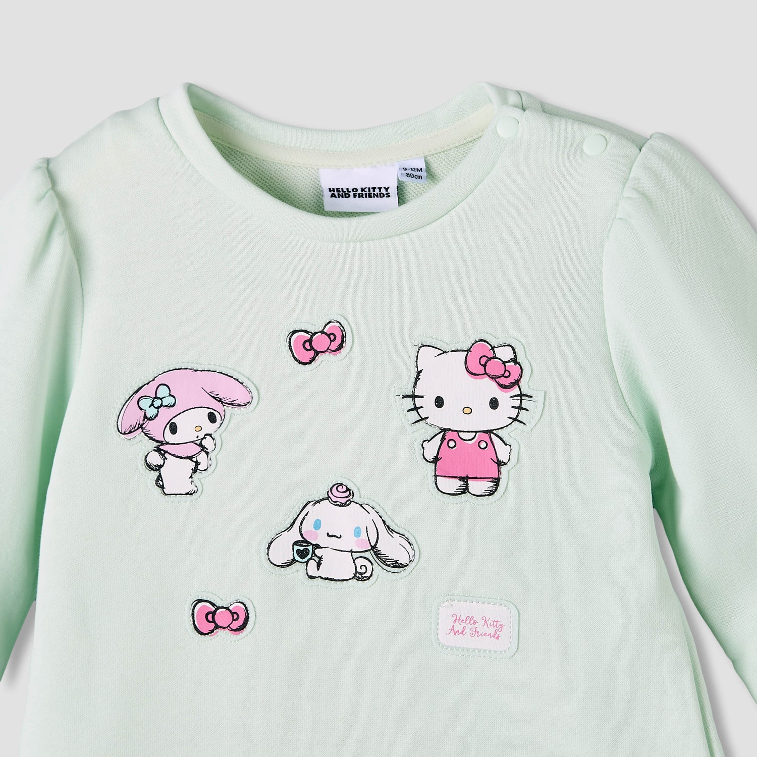 Sanrio Round Neck Long Sleeves Dress with Tights