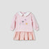 Sanrio Collared Long Sleeves Knee Length Dress with Hello Kitty Print - Pink / 24-36 mths
