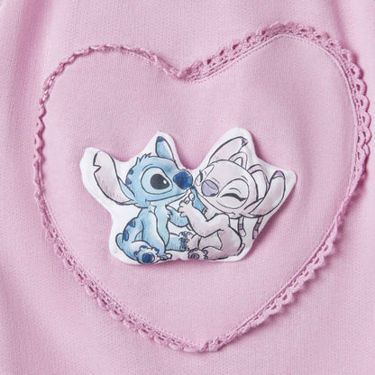 Disney Heart Print T-shirt and Dungarees Set