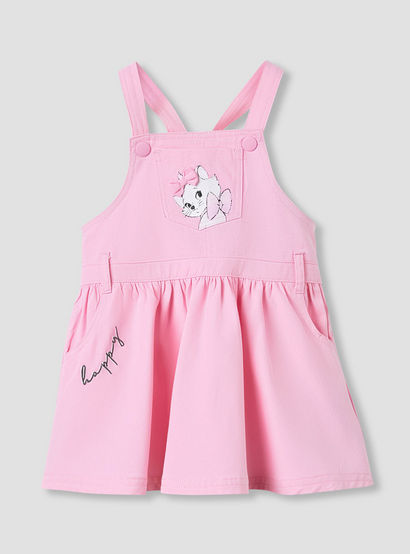 Disney Marie Cat Pinafore Dress and Printed Top Set-baby-girls-clothing-setsandcoords-image-2