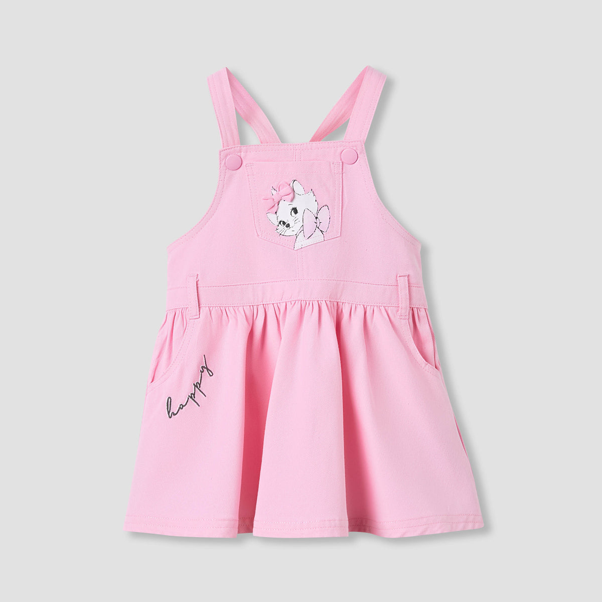 Disney Marie Cat Pinafore Dress and Printed Top Set