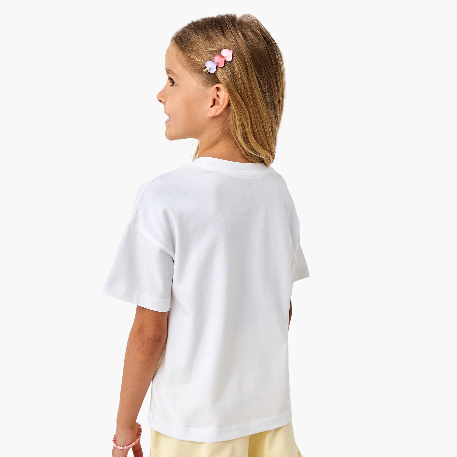 Juniors Sequinned T-shirt with Short Sleeves