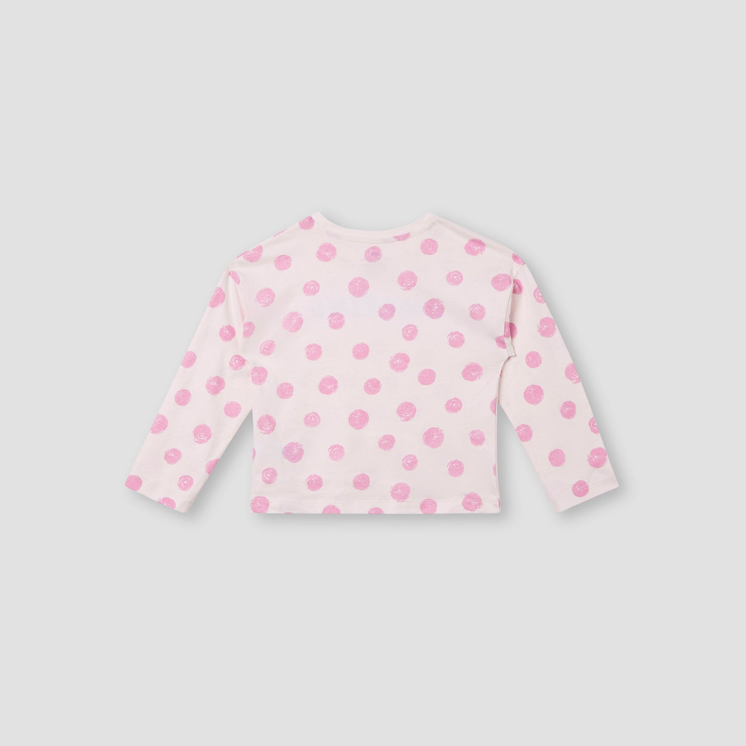 Juniors Printed T-shirt with Long Sleeves