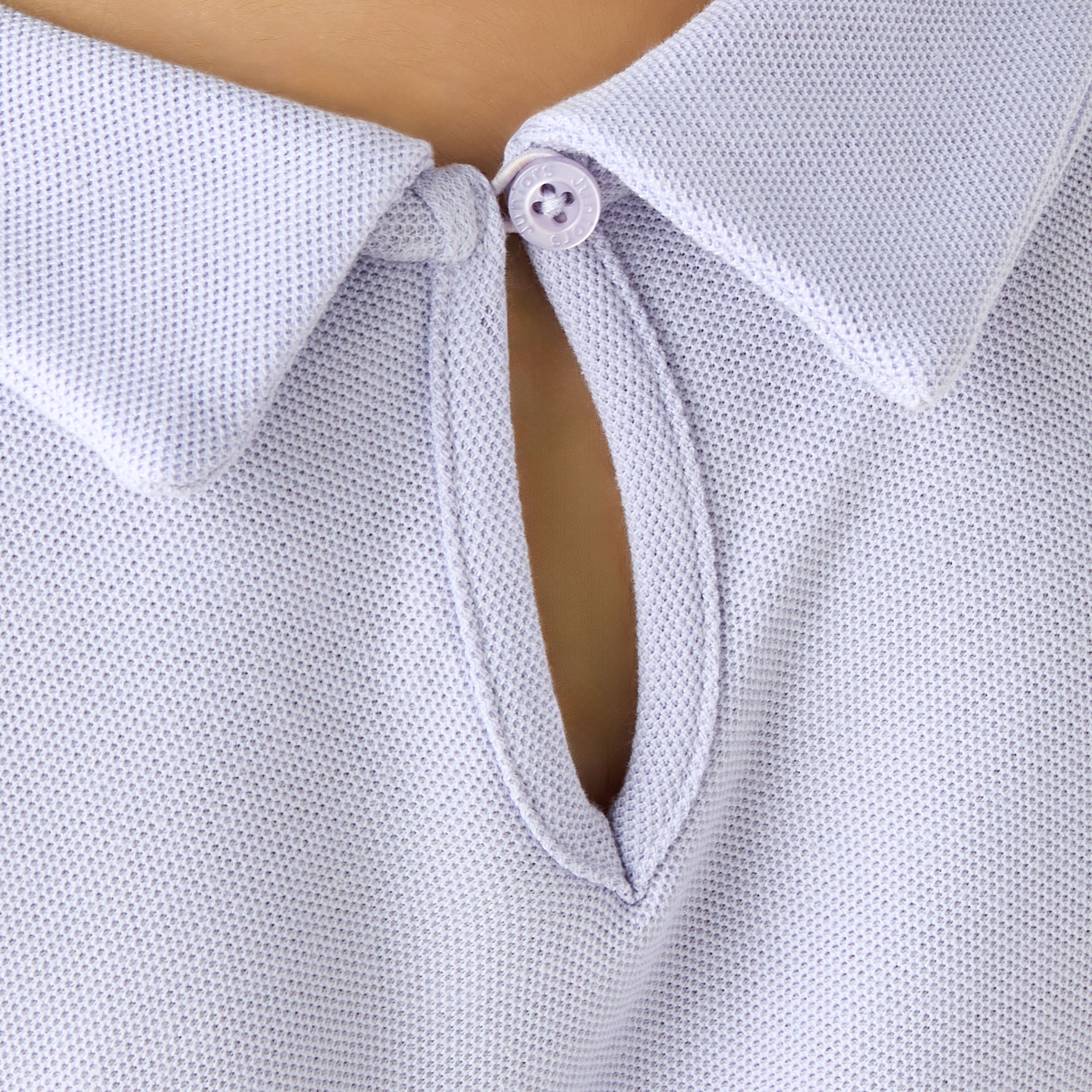 Juniors Solid Collared T-shirt with Long Sleeves