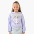 Juniors Bunny Print Pullover with Hood