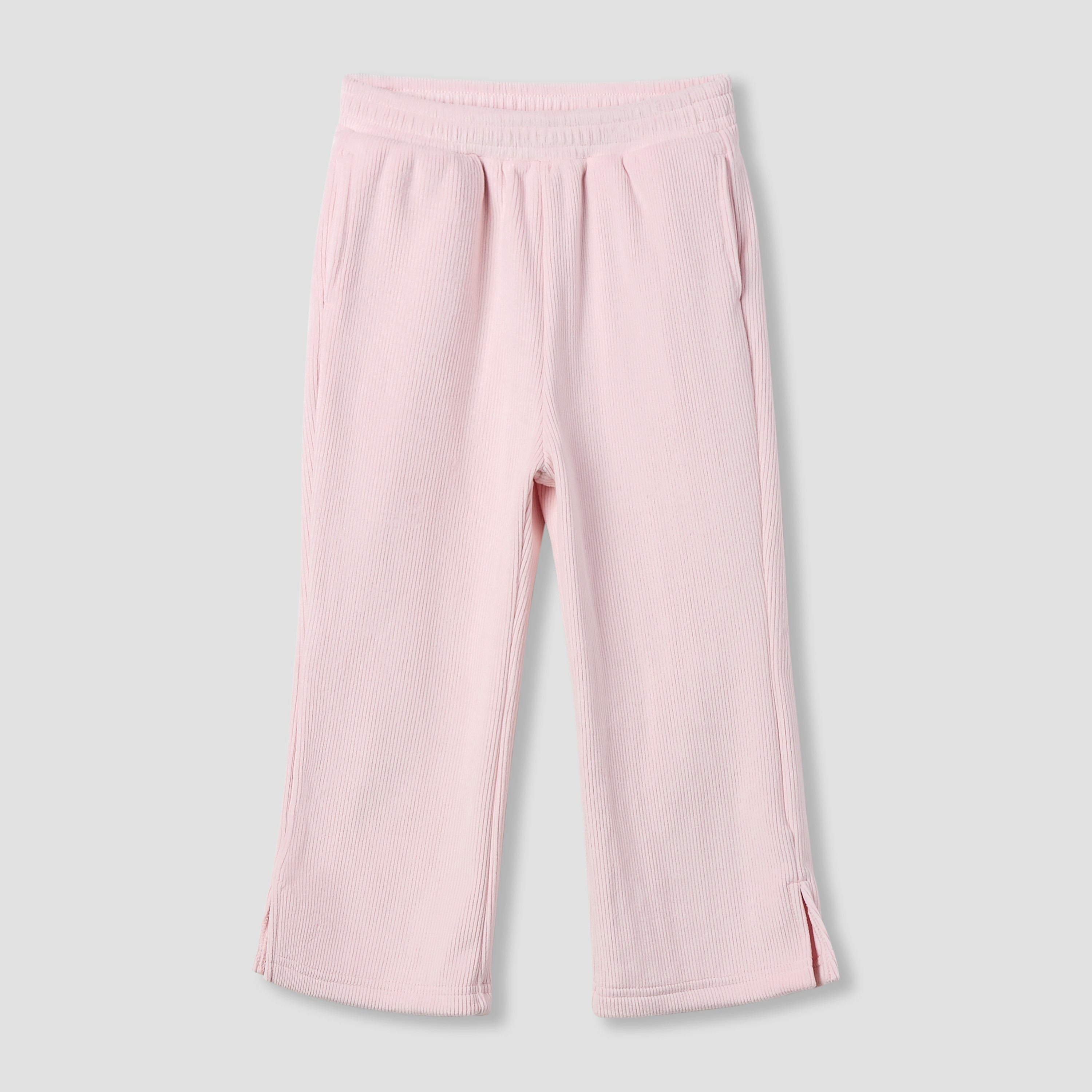 Juniors Girls Sweatshirt and Track Pants Set with Ruffle - Polyester Blend - Long Sleeves - Hood