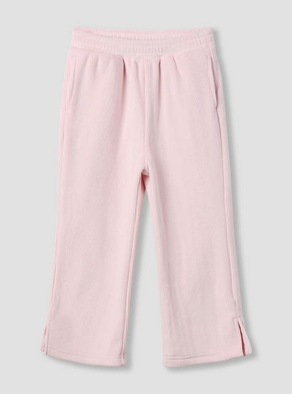 Juniors Girls Sweatshirt and Track Pants Set with Ruffle - Polyester Blend - Long Sleeves - Hood-baby-girls-clothing-setsandcoords-image-3
