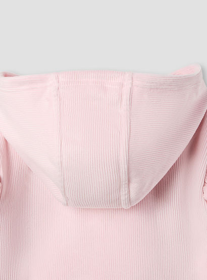 Juniors Girls Sweatshirt and Track Pants Set with Ruffle - Polyester Blend - Long Sleeves - Hood-baby-girls-clothing-setsandcoords-image-7