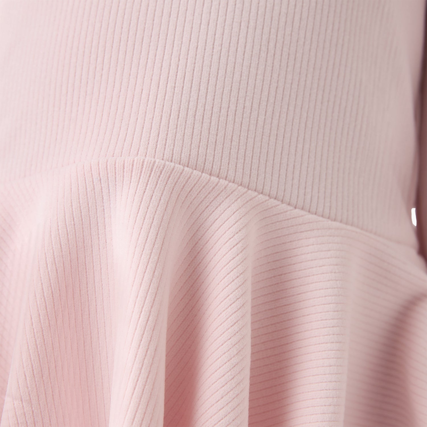 Juniors Ribbed Peplum Top and Pants Set