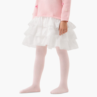 Juniors Bunny Accent Dress with Ruffle Detail
