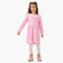Juniors Heart Print Dress with Tights - Pink / 2-3 yrs