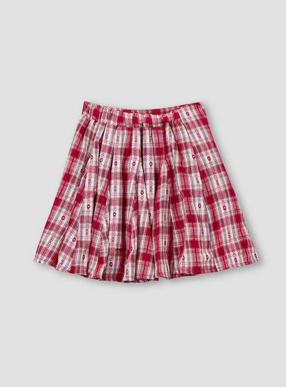 Juniors Bow Accent Top and Checked Skirt Set-baby-girls-clothing-setsandcoords-image-6