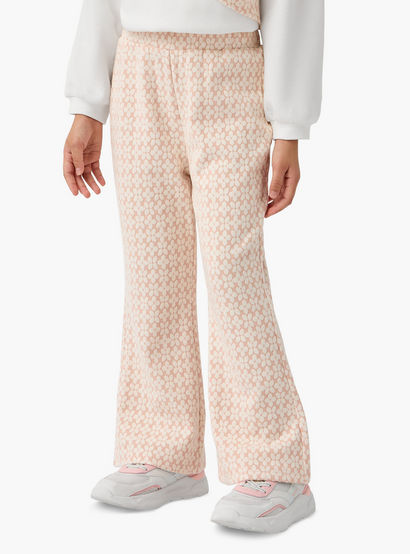 Juniors Printed Bow Detail Top and Pants Set-baby-girls-clothing-setsandcoords-image-3