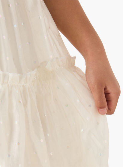 Eligo Peter Pan Collar Cap Sleeves Dress with Polka Dot Print-girls-clothing-dressesandjumpsuits-image-6