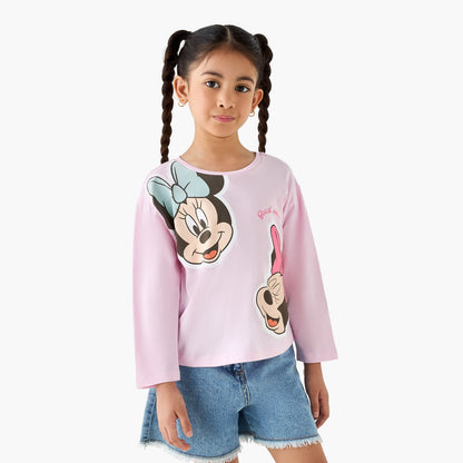 Disney Minnie Mouse Print Long Sleeves T-shirt - Set of 2