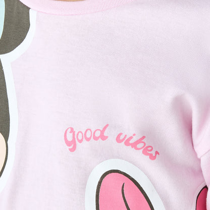 Disney Minnie Mouse Print Long Sleeves T-shirt - Set of 2