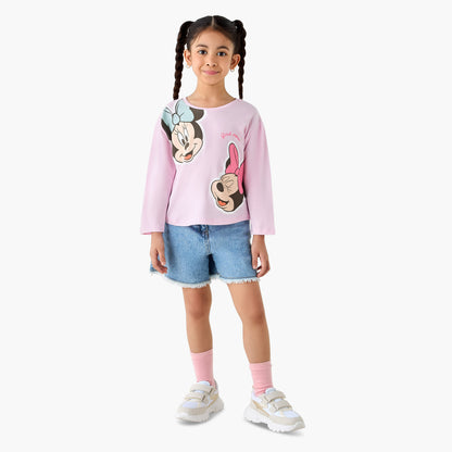 Disney Minnie Mouse Print Long Sleeves T-shirt - Set of 2