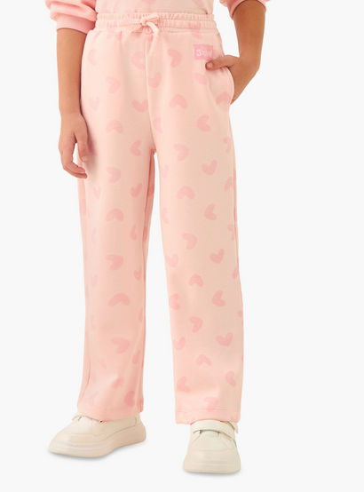 Disney Girls Sweatshirt and Track Pants Set with Stitch and Angel Print - Long Sleeves - Crew Neck-baby-girls-clothing-setsandcoords-image-3